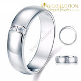 Mens Wedding Band With Stone Rings