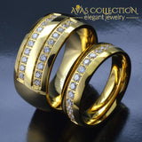 His & Hers/  Gold Tone Stainless Steel - Avas Collection