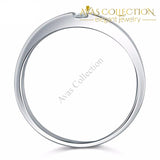 Mens Wedding Band With Stone Rings