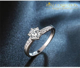 Fine 2.5Mm 0.5 Carat Engagement Ring Rings