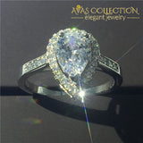 Pear Cut 3Ct Engagement Ring Rings