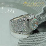 Luxury 4Ct White Gold Filled Ring Rings