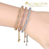 Crystal Adjustable Bracelets For Women/ Avas Collection Bracelet Chain & Link