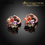 Flower Earrings Clip