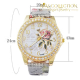 Flower Rhinestone Watch Womens Watches