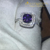 3 Carat Purple Ring Rings