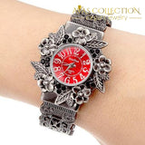 Vintage Flower Bracelet Watch Womens Watches