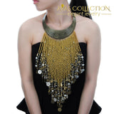 Resin Tassels Bib Necklace Choker Necklaces