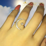 Moon Star Ring - Avas Collection