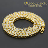 1 Row Rhinestones Hip-Hop 24Inch Necklace Pendants