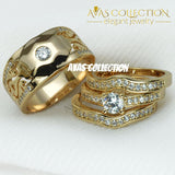 Lovers Wedding Set Rings