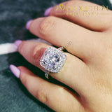 Original Purple White 925 Solid Sterling Silver R657 5 / Rings