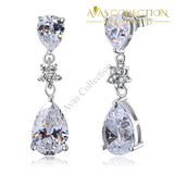 925 Sterling Silver Dangle Earrings Jewelry Drop 3.5 Carat - Avas Collection