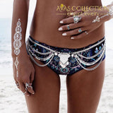 Sexy Beach Belly Chain Silver Home