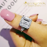 Solid 925 Sterling Silver -R4337 Engagement Rings