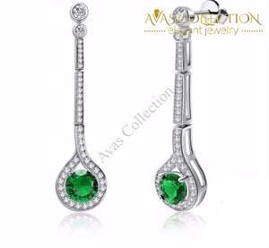 Luxury Emerald Drop Dangle Earring Earrings