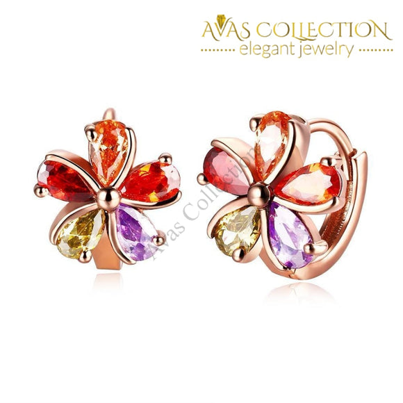 Flower Earrings Clip