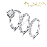 10 Designs Luxury Womens Engagement Rings/ Wedding Sets 7 / Ring J Bands