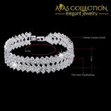 Luxury Crystal/ Avas Collection Bracelet Charm Bracelets