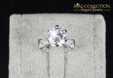 4Ct Flower Crown Ring Design Rings