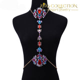 Luxury Crystal Waist Chain Statement Jewelry - Avas Collection