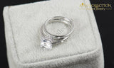 Classy 2 in 1 Wedding Ring Set - Avas Collection