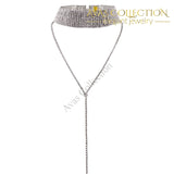 Rhinestone Choker Crystal Gem Luxury Necklaces - Avas Collection