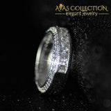 Vintage Bold  925 Sterling Silver Luxury Wedding Rings - Avas Collection