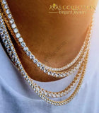1 Row Rhinestones Hip-Hop 24Inch Necklace Pendants