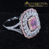 Sparkling Luxury Pink Ring Rings