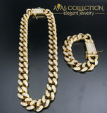 Iced Out Miami Chain Set I / Watch Pendant Necklaces