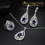 Elegant 3 Piece Necklace Earring Ring Set Jewelry Sets