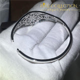 Dazzling Flower Bangle/ Avas Collection Bracelet Bangles