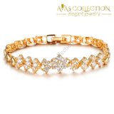 Luxury White Stone / Avas Collection Bracelet Wrap Bracelets