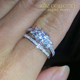 Engagement Ring Set- 3Ct Rings
