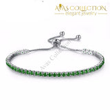 Birthstone Crystal Bracelet/ Avas Collection Chain & Link Bracelets