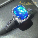 5 colors 10k White Gold Filled Ring - Avas Collection