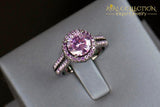 Purple Beauty - 10Kt Black Gold Filled Rings