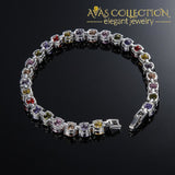 Multicolor Link Chain / Avas Collection Bracelet Charm Bracelets