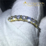Eternity Band 14K Yellow Gold Filled Rings