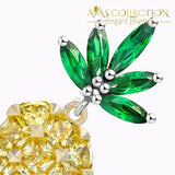 Pineapple Stud Earrings for women - Avas Collection