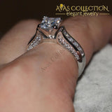 Princess Cut 2Ct Engagement Ring Rings