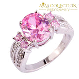Pink & White Ring Rings