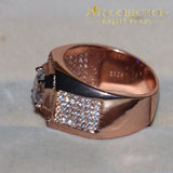 3 Carat Rose Gold Wedding Band Rings