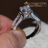 Princess Cut 2Ct Engagement Ring Rings