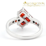 Red Poker Shape Joker Ring - Avas Collection