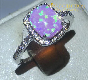 Pink Opal Ring Rings