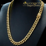 Cuban Chain Iced Out Cz Link Necklaces