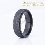 Titanium Steel Ring /black /rose /gold /silver Frosted Rings