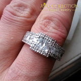 10Kt White Gold Filled Engagement Ring Rings